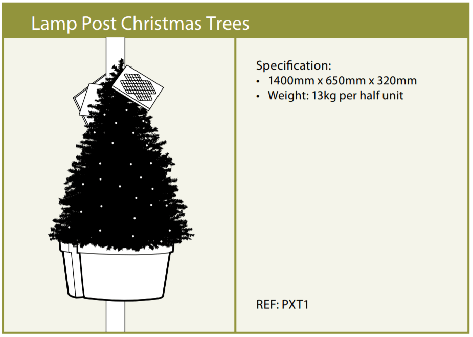 Lamp Post Christmas Tree